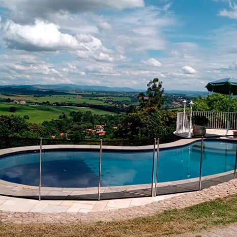 cerca de segurança para piscina