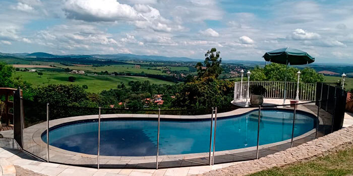 cerca de segurança para piscina