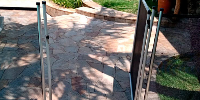 cerca para separar espaços