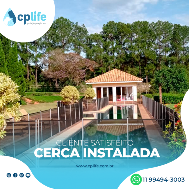 cerca removível para piscina