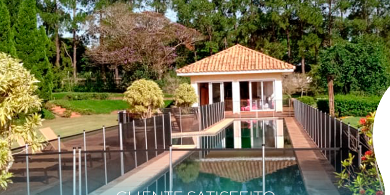 cerca removível para piscina