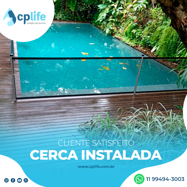 cerca para piscina