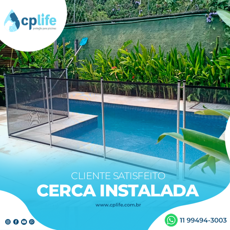 cerca removível para piscina