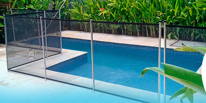 cerca removível para piscina