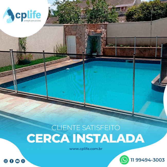 cerca para piscina de qualidade