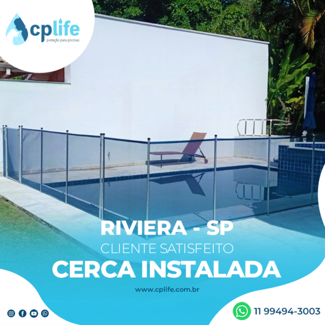 cerca para piscina
