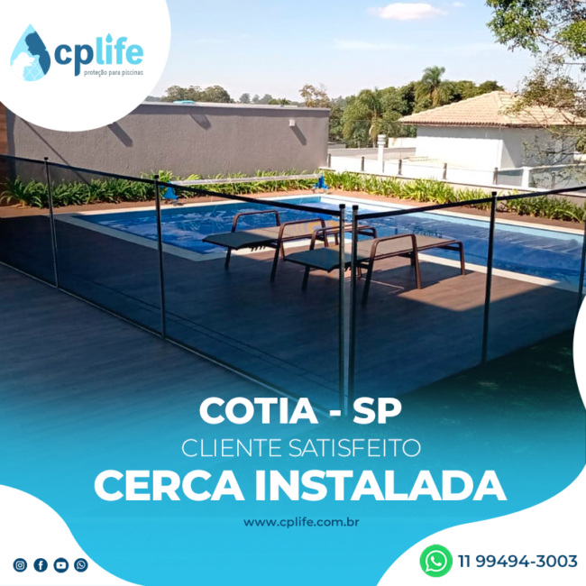 cerca para piscina