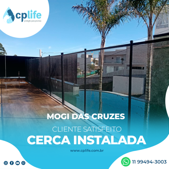 cerca para piscina mogi das cruzes