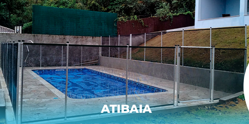 cerca para piscina em atibaia
