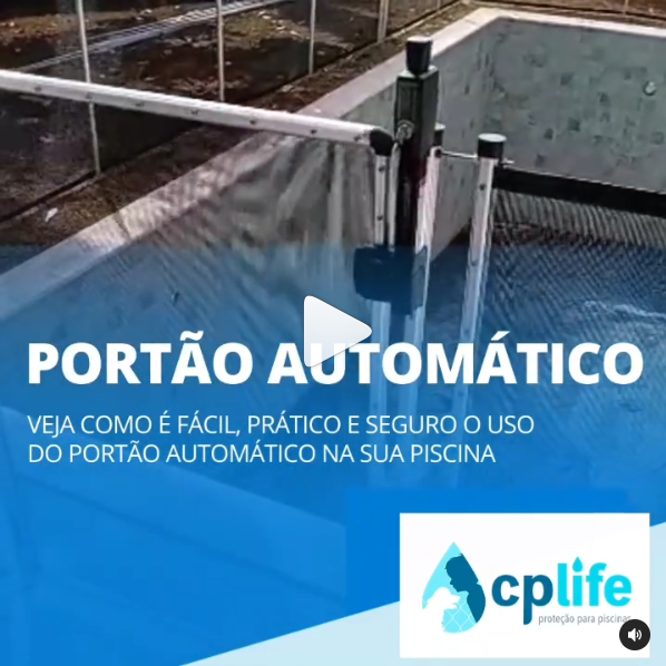 portão automático para piscina