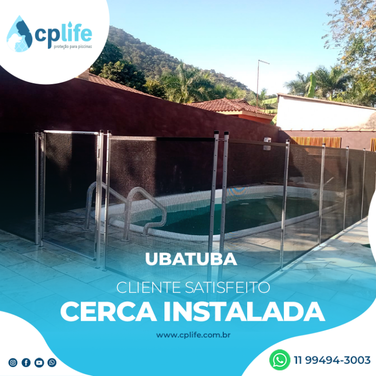 cerca para piscina ubatuba