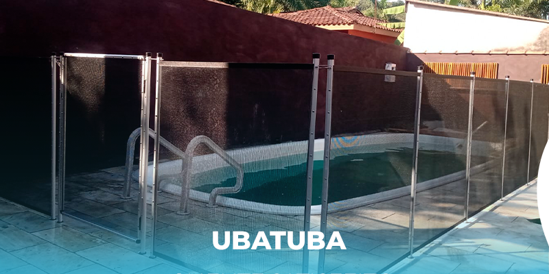 cerca para piscina ubatuba