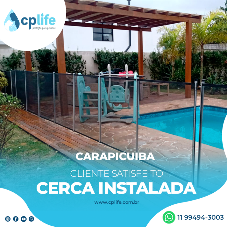 cerca para piscina carapicuiba