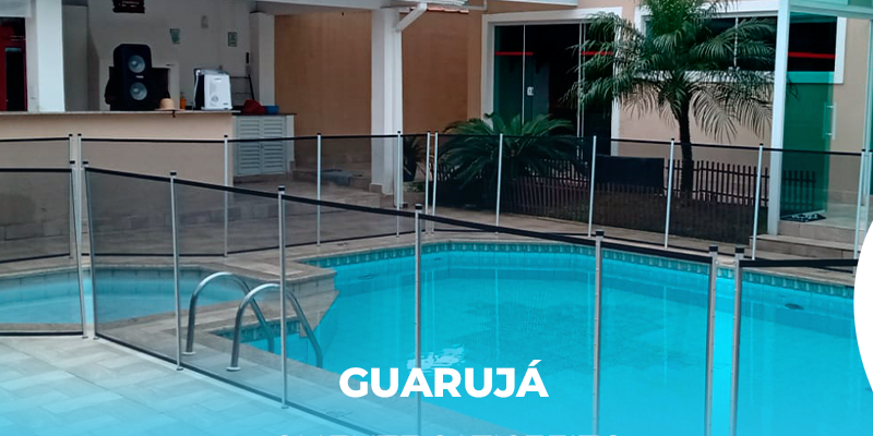 cerca para piscina guarujá