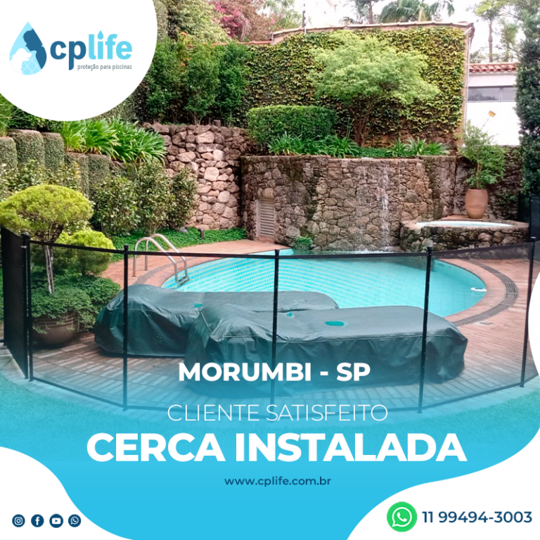 cerca para piscina morumbi