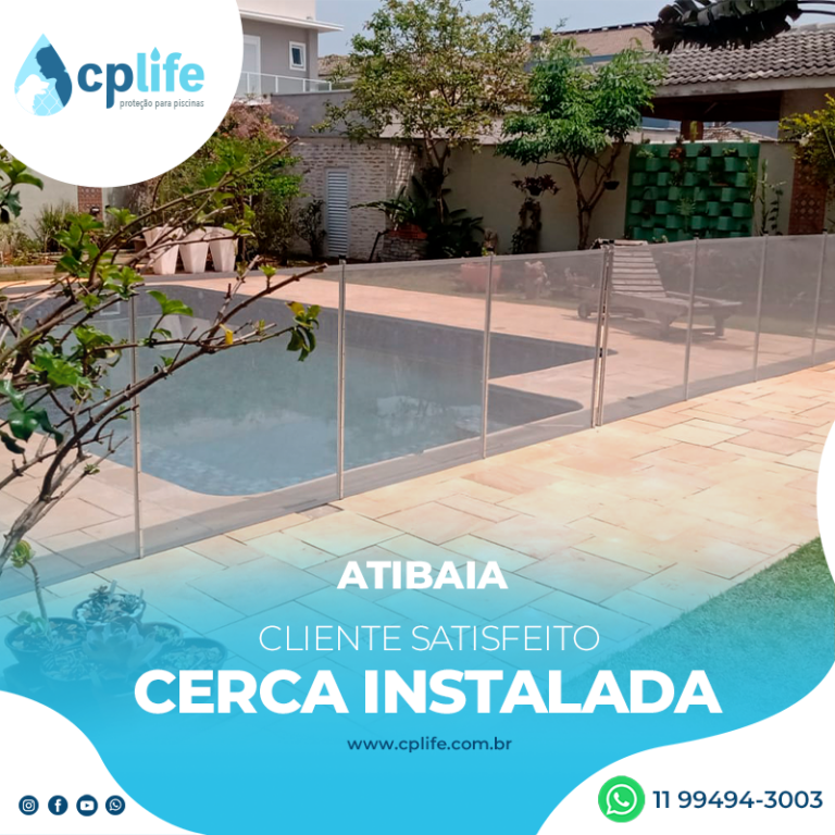 cerca para piscina em atibaia