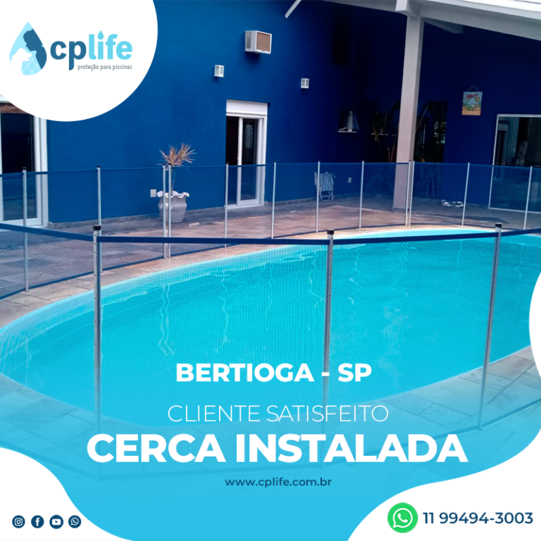 Cerca para piscina em bertioga