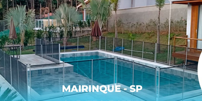 Cerca para piscina em mairinque