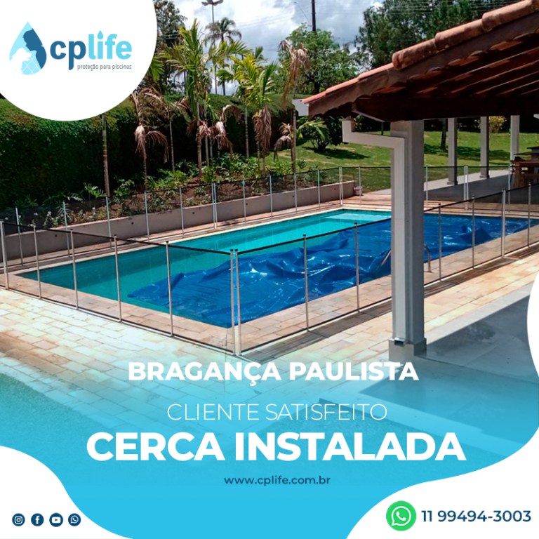 cerca de piscina em Bragança Paulista
