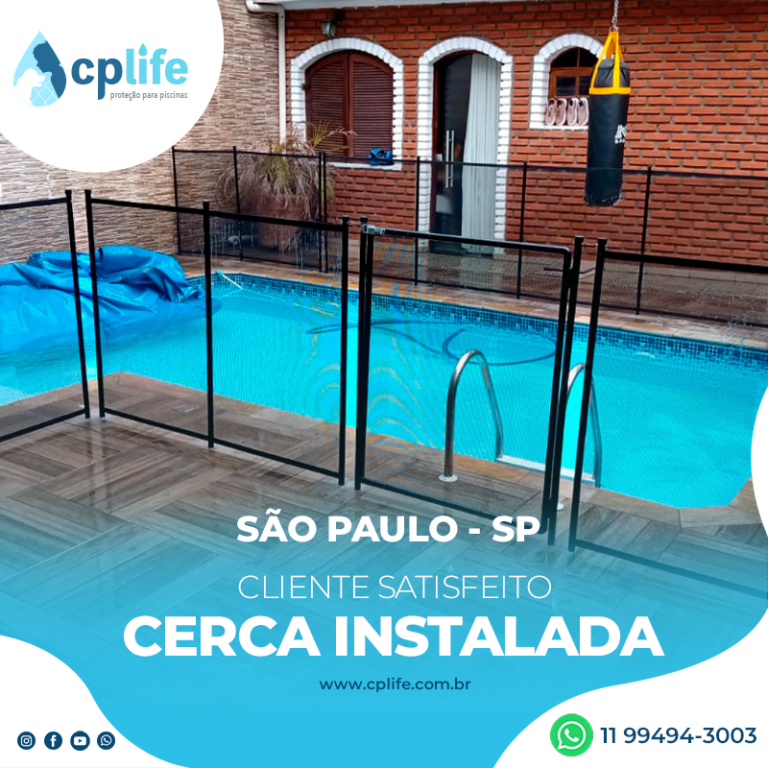 cerca removível para piscina