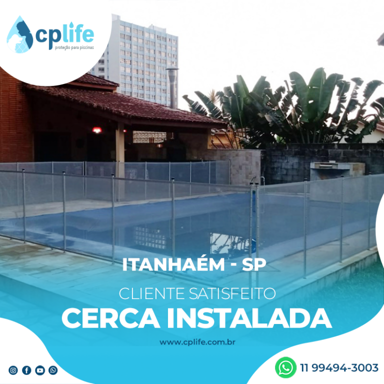 cerca para piscina em itanhaém