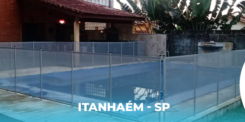 cerca para piscina em itanhaém