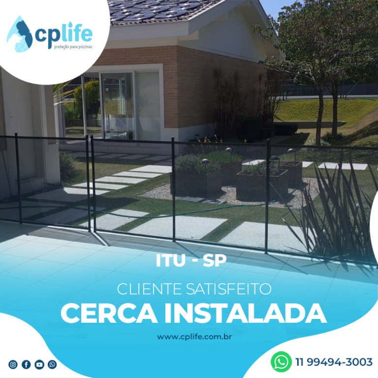 Cerca para piscina em itu
