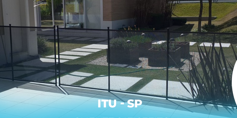 Cerca para piscina em itu