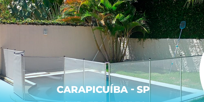 Cerca removível para piscina