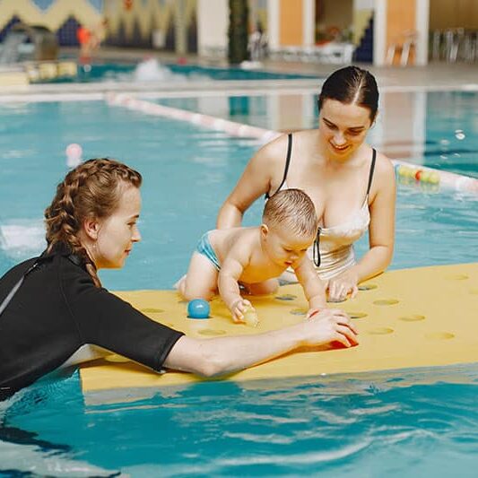 segurança na piscina