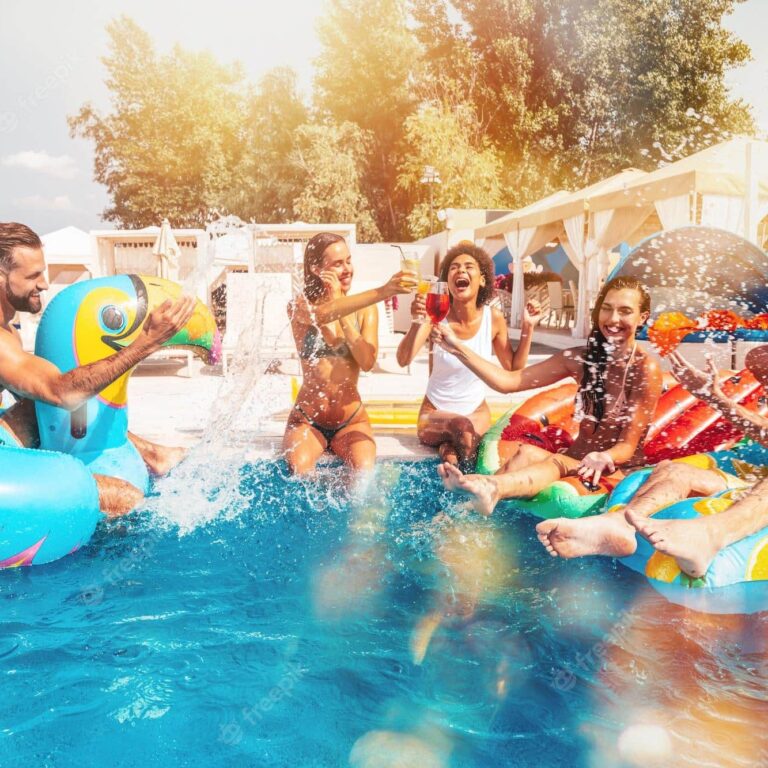 Festa na piscina
