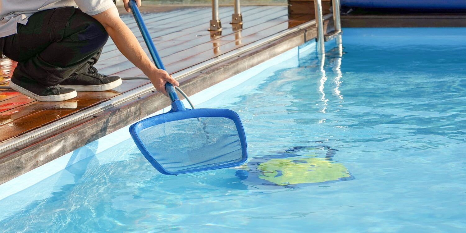 limpeza da piscina