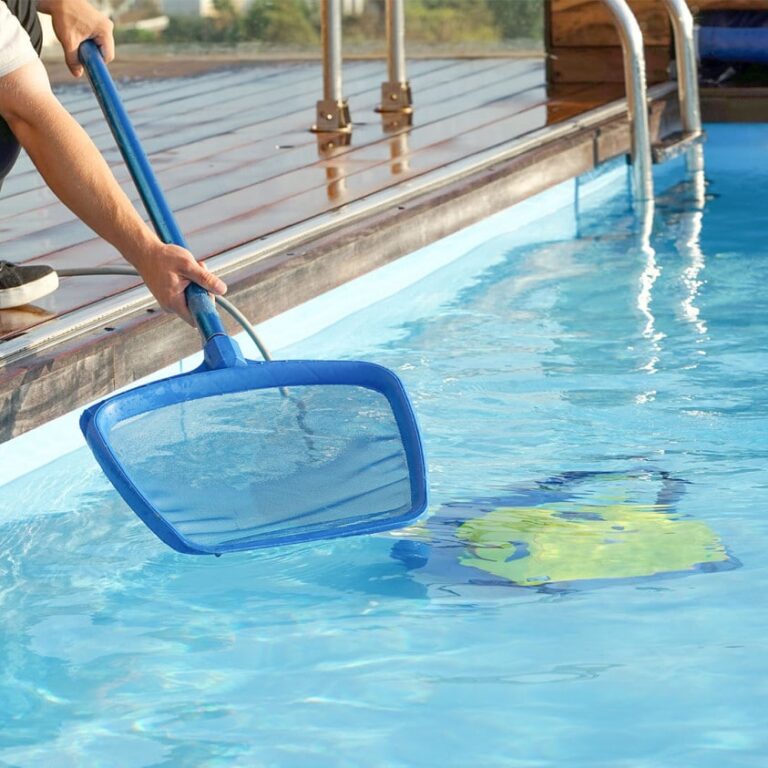 limpeza da piscina