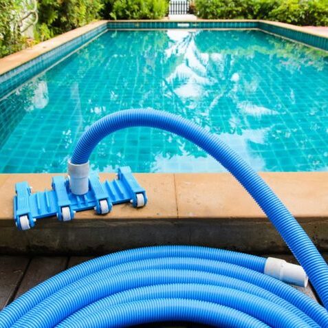 Aspiração da Piscina