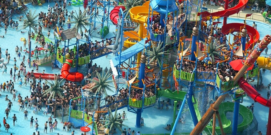 piscinas aquáticas pelo mundo