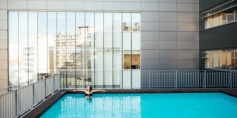 piscina na sacada