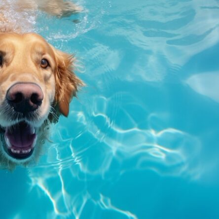 cuidados com pets na piscina