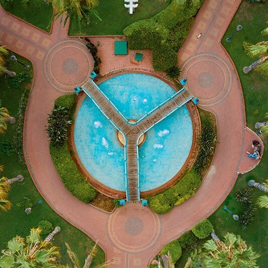 reutilização da água da piscina