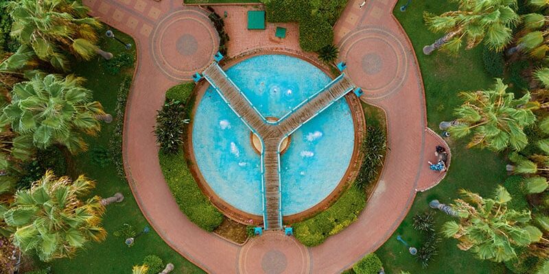 reutilização da água da piscina