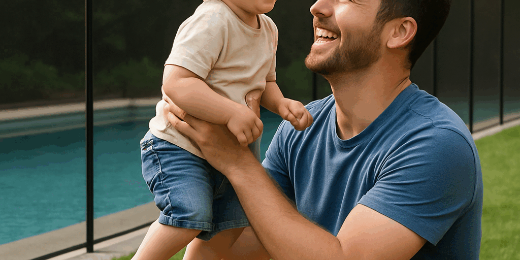 pai-e-filho-cerca-para-piscina cerca para piscina