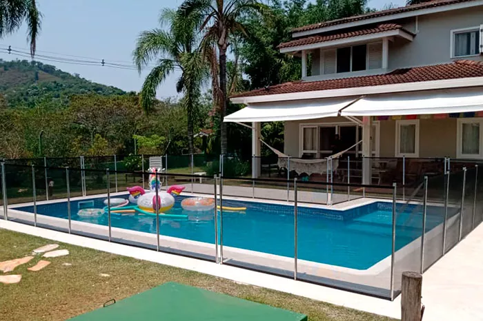 Cerca de proteção para Piscina instalada pela CP Life